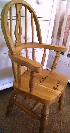 Oak Child Windsor Chair