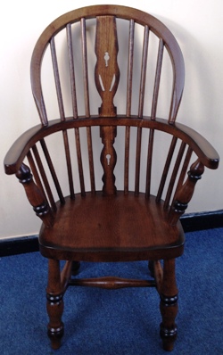 Child Oak Stick Back Chair