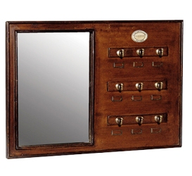 Cloakroom Mirror with Hook